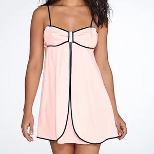 Kate Spade Pink Bow Chemise Babydoll Nightie Slip